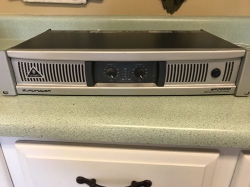 BEHRINGER EPQ2000 2,000-Watt Light Weight Stereo Power Amplifier From Japan