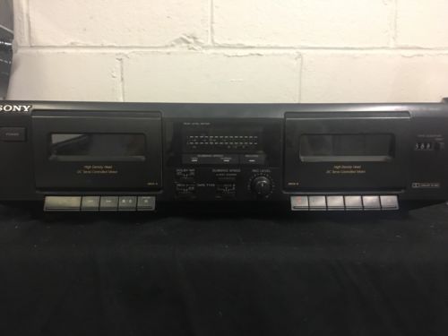 Sony Dual Cassette Deck Dolby Stereo Tape Player Recorder TC-WE305 EUC