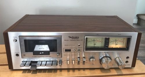 Vintage Technics Stereo Cassette Deck 631 Parts Or Repair