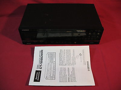 ~~Pioneer Stereo Double Cassette Tape Deck, Model No.CT-128OWR Tested/Working~~