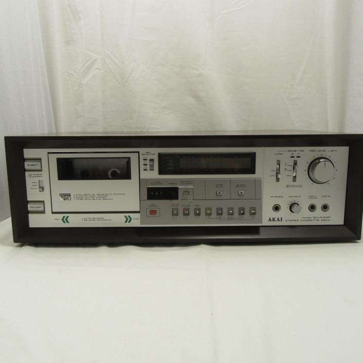 AKAI GX F44R Stereo Cassette Deck Tape Recorder Player Dolby Vintage