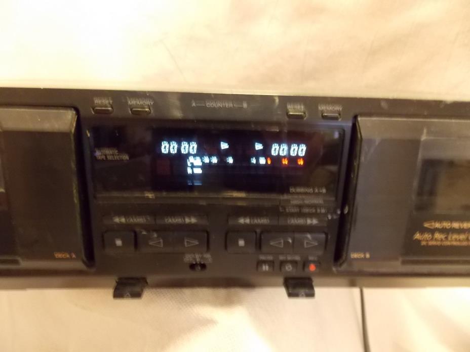 Sony Stereo Cassette Deck #TC-WE435 ~ AS IS ~ For Parts
