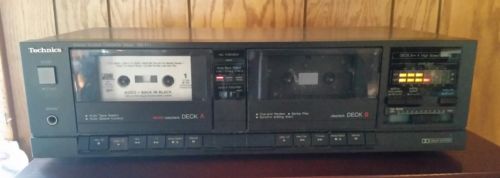 Technics RS-T11 Stereo Dual Cassette Deck Player & Recorder Works