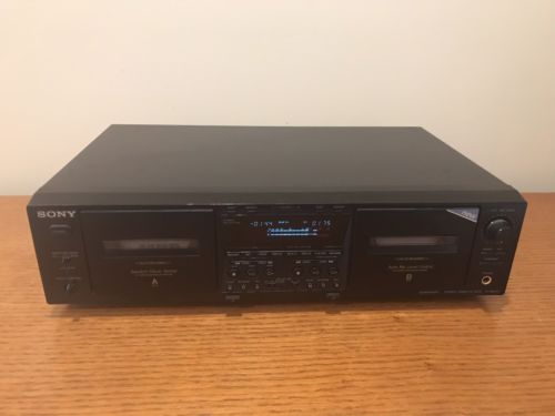 Sony TC-WE675 Dual Cassette Deck Player/Recorder