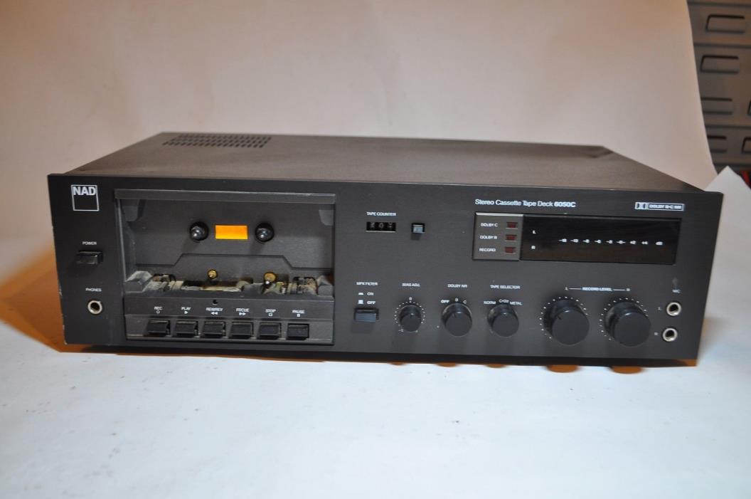 NAD 6050C Stereo Cassette Tape Deck Player Recorder