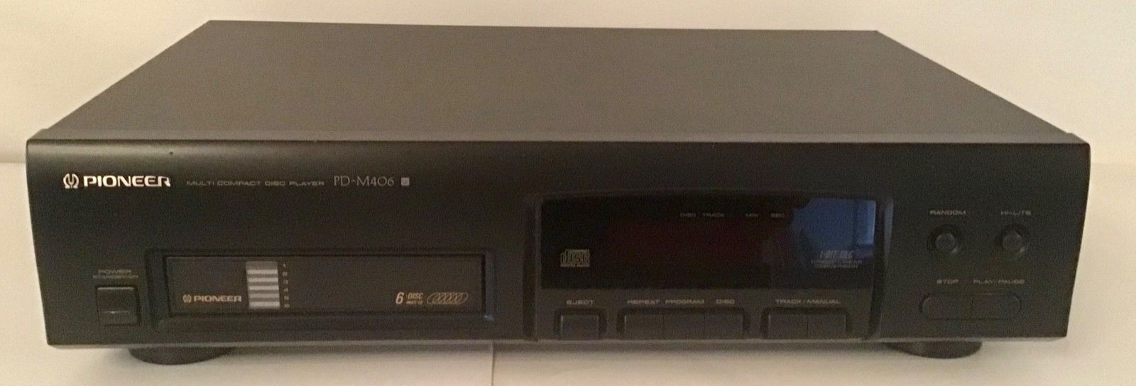Pioneer PD-M406 CD Changer 6-disc Vintage EUC