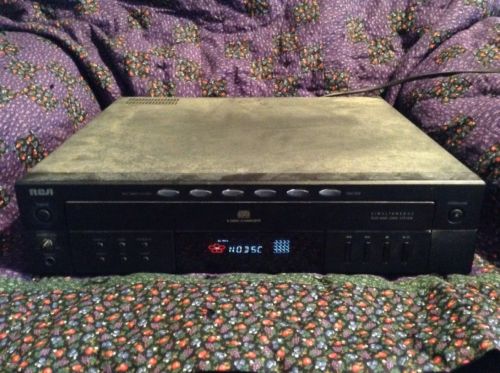 RCA RP-8075RS Compact Disc Player 5-CD Changer Stereo Audio System *No Remote*