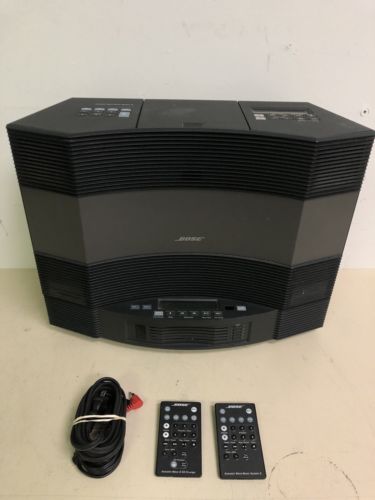 Bose CD-3000 Acoustic Wave Music II System Multi-Disc 5 CD Changer & 2 Remotes
