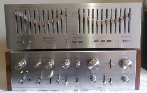 Pioneer Graphic Equalizer SG-9800 & Pioneer Stereo Amplifier SA-9100
