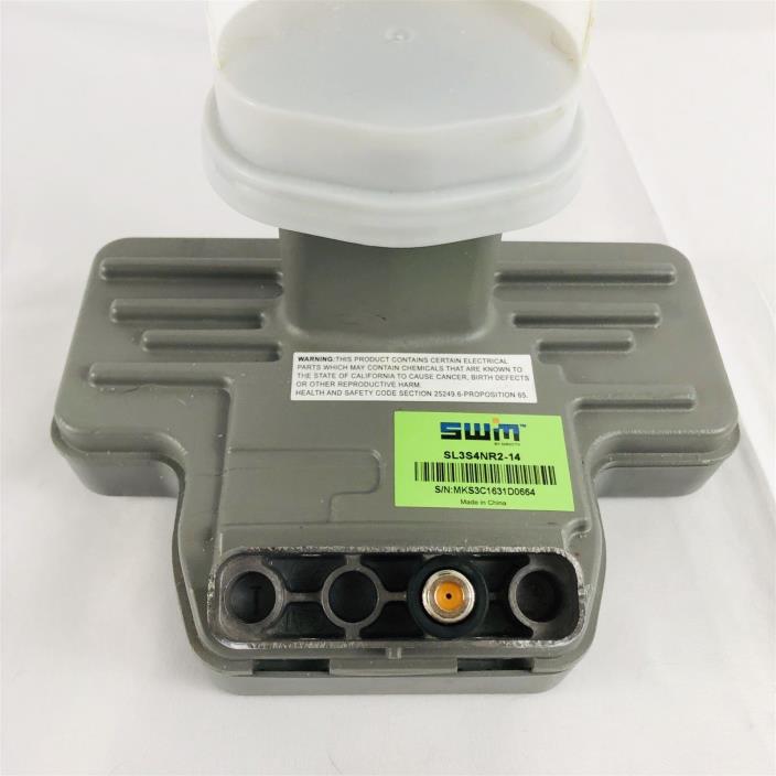 DirecTV SWM SL3 LNB SL3S4NR2-14 DTV Slimline SWiM SWM3 3 Green Label LNBF HD