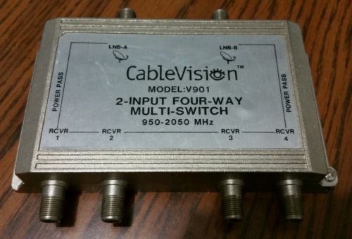 CableVision 2-Input 4-Way Multi-Switch V901