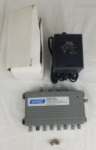 DIRECTV Approved WNC SWA-48 4X8 Multi-Switch With AC/DC Module