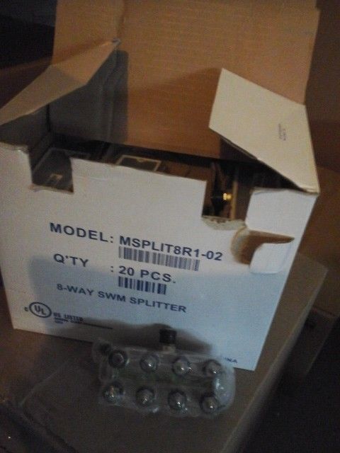 DIRECTV Multi switch 8-WAY HIGH FREQUENCY SWM SATELLITE DISH SIGNAL SPLITTER