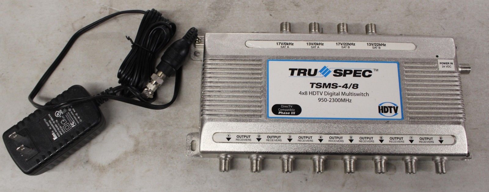 Shaw Direct Tru Spec 4x8 HDTV Digital Multiswitch TSMS-4/8MN 950-2300MHz
