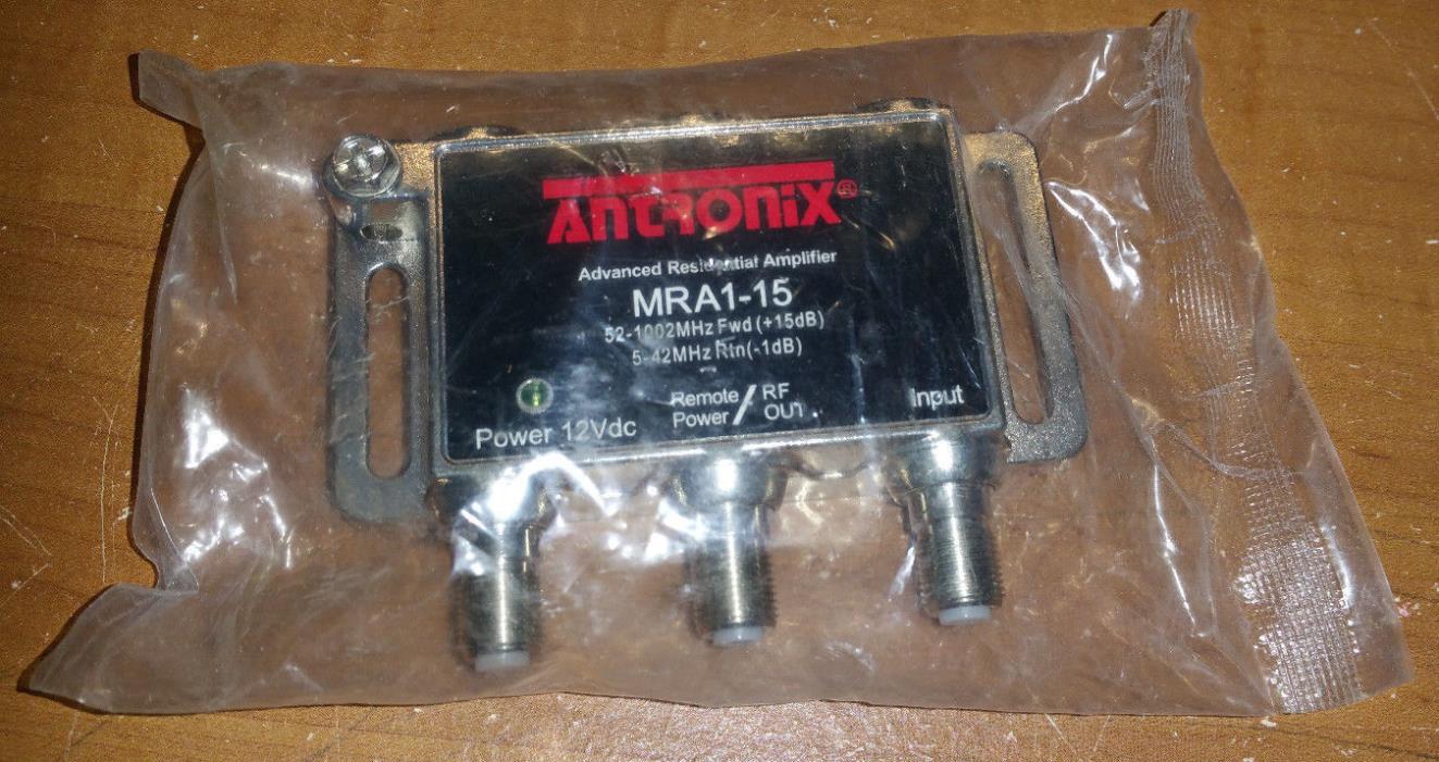 *NEW* ANTRONIX MICRO AMP COAXIAL RG6 CABLE AMPLIFIER HDTV HD TV Signal Booster