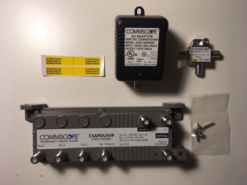 Lot Of 4 Homeconnect Commscope Subscriber Amplifiers CSAPDU5VPI New