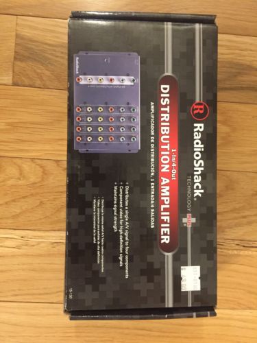 **NEW** RADIO SHACK Component Video Distribution Amplifier 1 In-4 Out