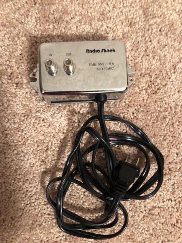 Radio Shack 10 db Coaxial 75 Ohm Signal Amplifier 15-1118A