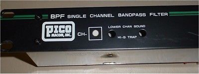 PICO MACOM BPF SINGLE CHANNEL BANDPASS FILTER SINGLE CHANNEL 19