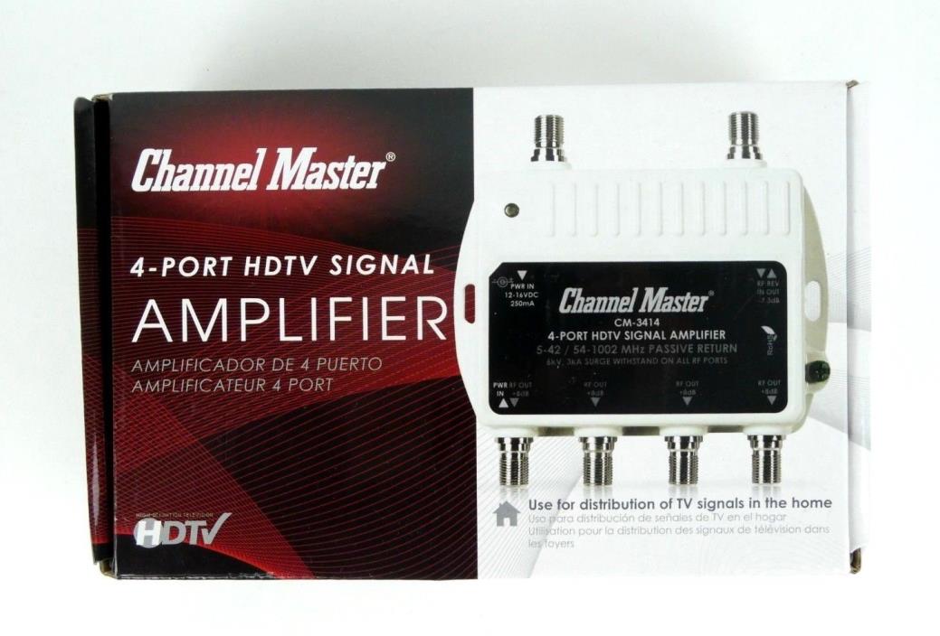 Channel Master 4 Port HDTV Signal Amplifier