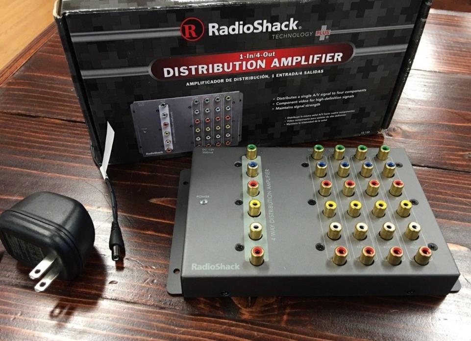 RadioShack 1-In/4-Out Distribution Amplifier