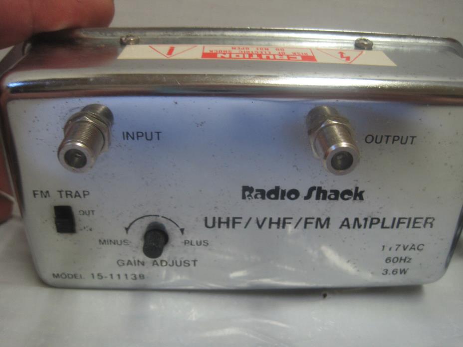 vintage Radio Shack UHF-VHF/FM amplifier