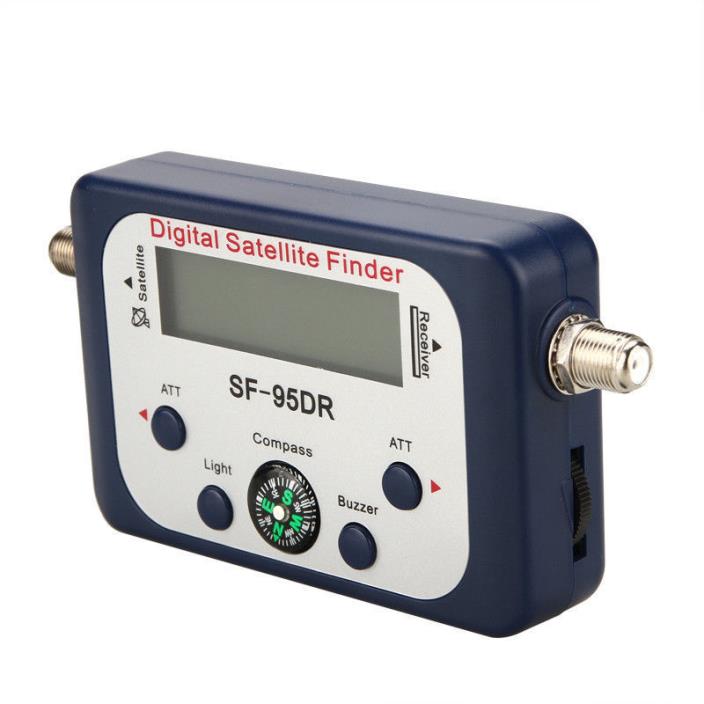 Digital satellite signal meter Finder Dish network Directv dish with compass  A6