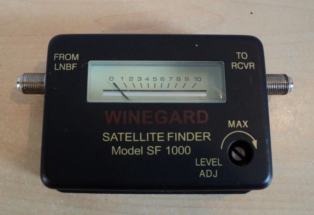 Wineguard Satellite Signal Finder Meter Model SF1000 RV Motorhome