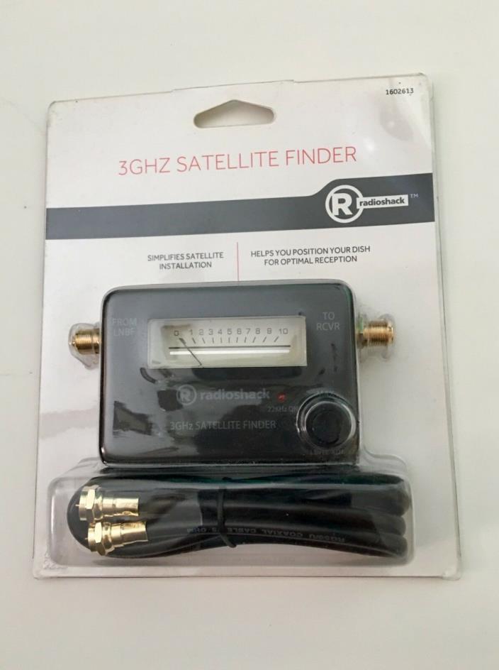 RadioShack 3 GHZ Satellite Finder New and Unused in original packaging