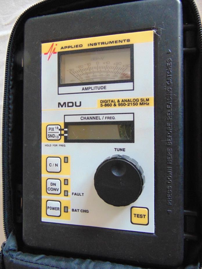 APPLIED INSTRUMENTS SATELLITE SIGNAL METER FREE SHIPPING