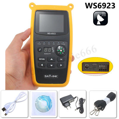 SatLink WS-6923 LCD DVB-S Digital Satellite Signal Meter Finder FTA USB