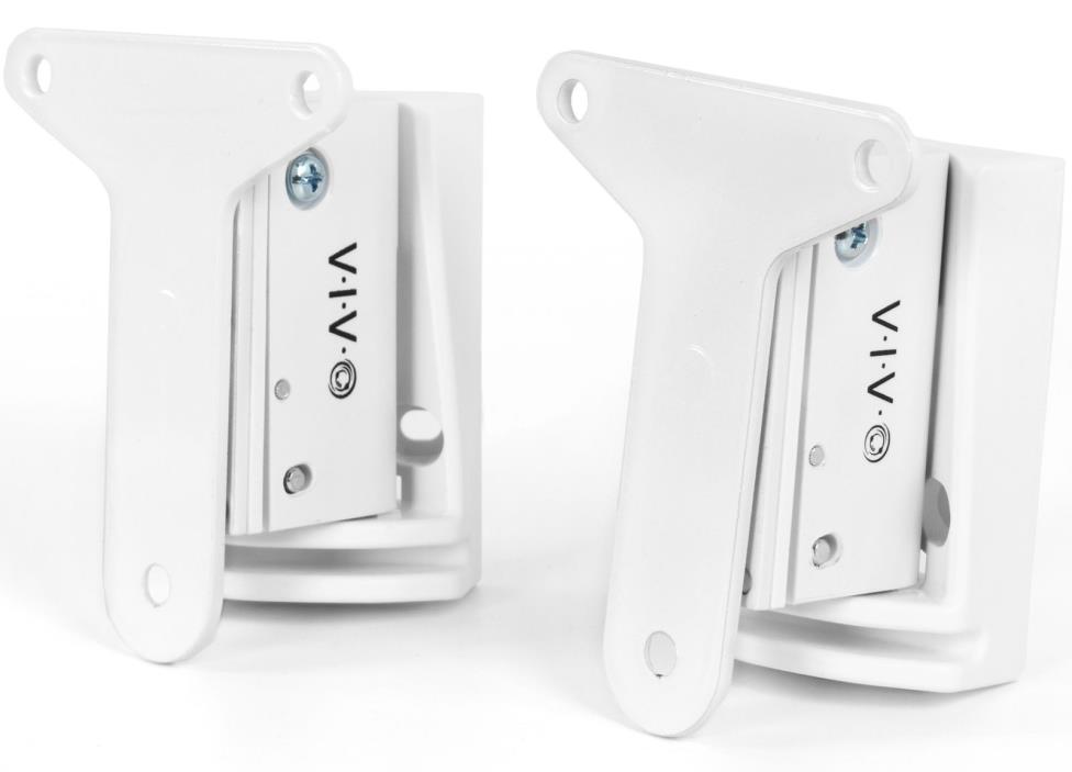 VIVO White Dual Wall Mount Designed for Sonos PLAY 3 Speaker Brackets (2 Pack)