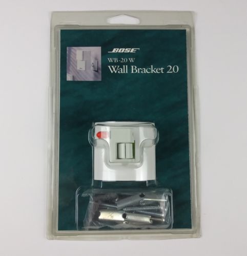 Bose WB-20 W Speaker Wall Bracket 20 White New Sealed