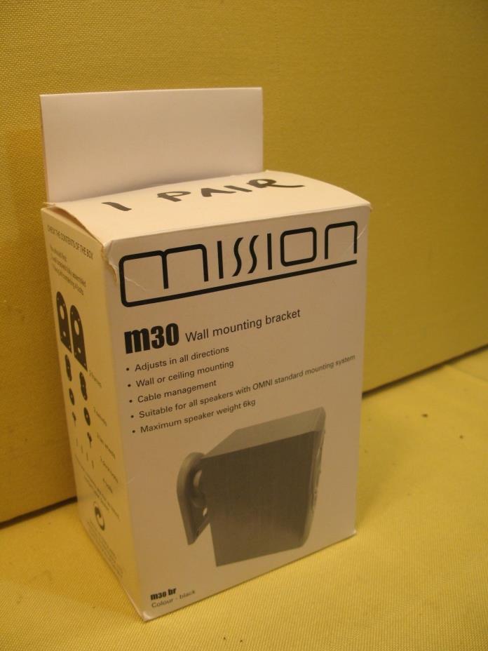 Mission M30 wall mount speaker brackets