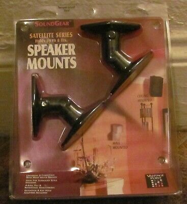 SOUNDGEAR SATELLITE SERIES SPEAKER MOUNTS (Wall or ceiling mount) New in package