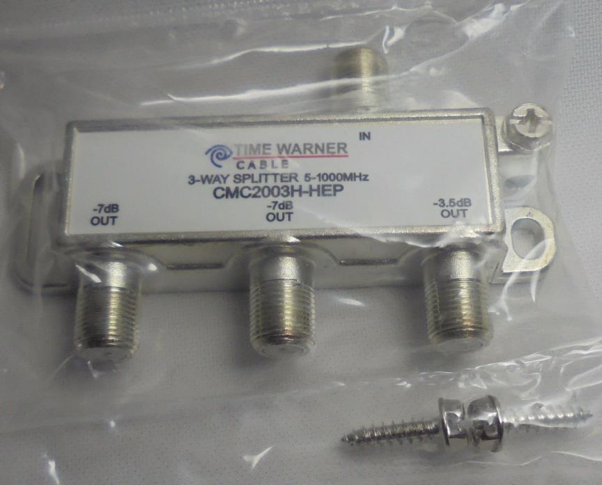 Antronix 3-way Digital Coaxial Cable TV Antenna Splitter CMC2003H Coax TIME W.