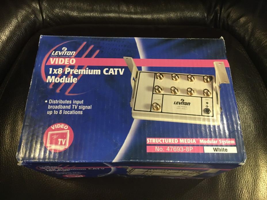 Leviton 47693-8P 1x8 Premium CATV Module