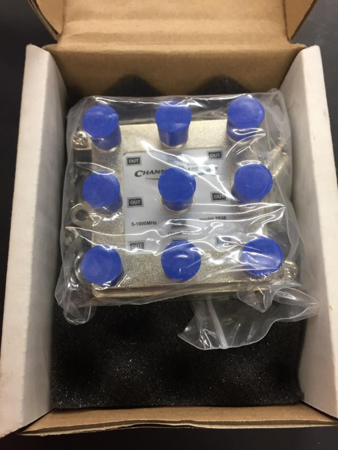 Multiplex Technology Channel Plus Model 2538 Eight Way Splitter/Combiner NEW