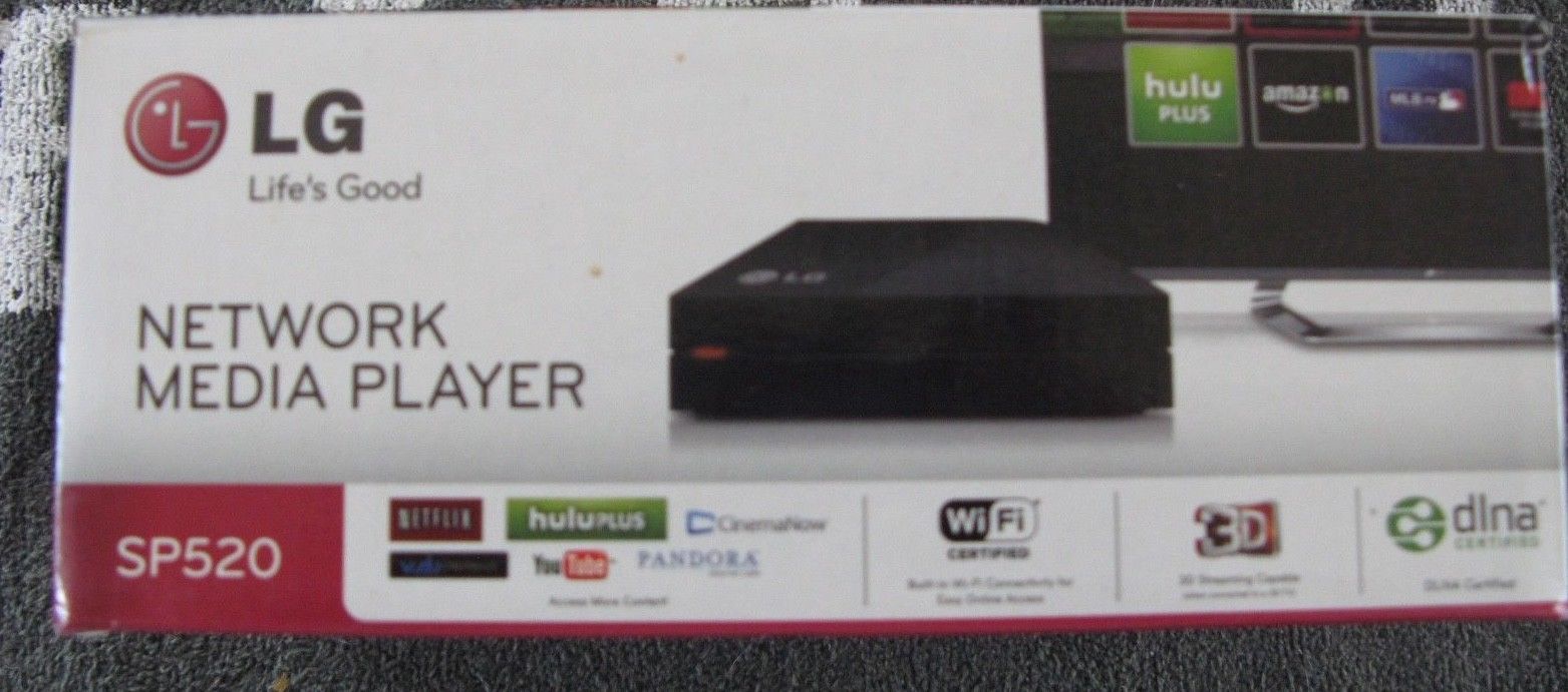 Factory Refurb Network Media Player LG SP520 Smart TV