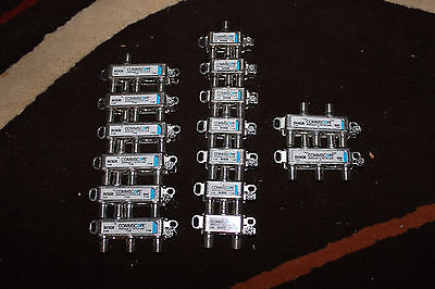 Commscope 15 Lot 2-Way, 3-Way, 4-Way Coax/Cable TV Splitter - 5MHz-1GHz
