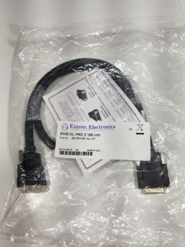 Extron DVID DL Pro 3 Dual Link DVI-D High Performance HDMI DVI Cable 26-651-03