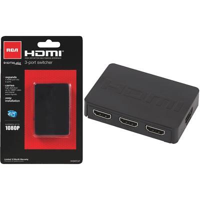 RCA 3-Port HDMI Switcher Adapter  - 1 Each