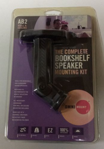 Omni Mount The Complete Bookshelf Speaker Mounting Kit AB2-B