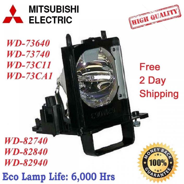 Mitsubishi WD-73640 WD73640 WD-73740 WD73740 915B455011 TV Lamp Bulb Housing