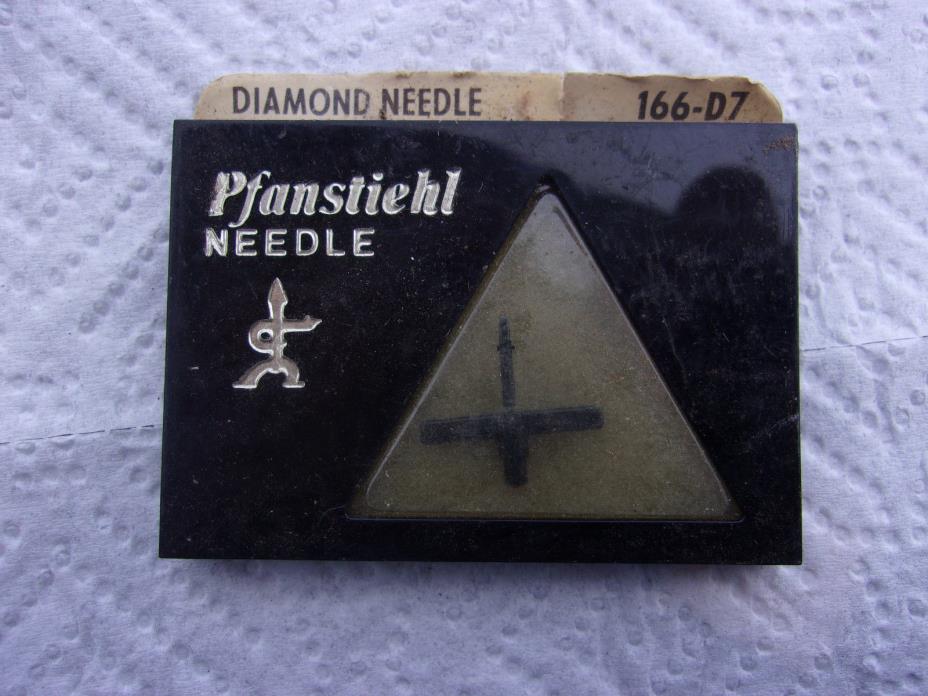 NOS Pfanstiehl 166-D7 Diamond Needle Stylus For Astatic 346. 348. 146-1. 146-7