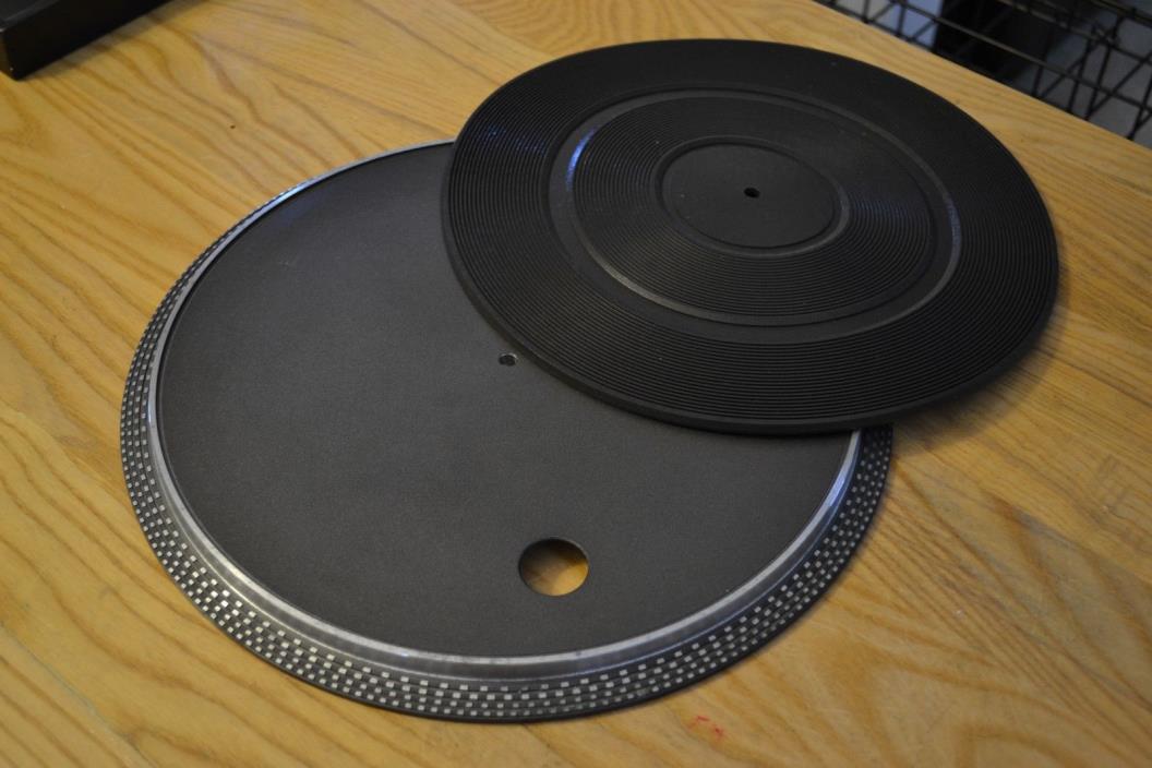Pioneer PL-518 Platter and Mat - Japan Made - Cast Aluminum - Part #PNR-061