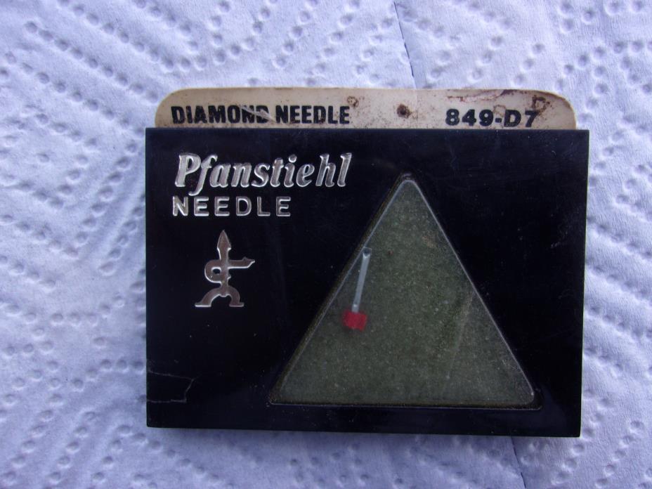 NOS Pfanstiehl 849-D7 Diamond Needle Stylus for Thompson STC-1000