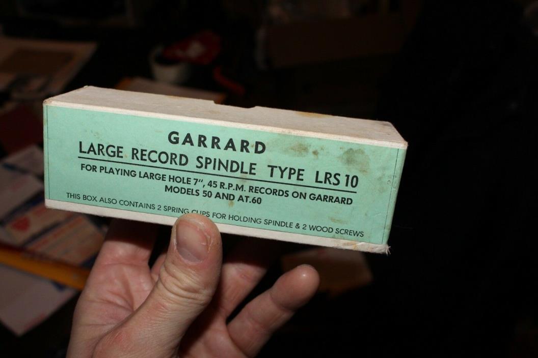 C3- Garrard Turntable Large Record Spindle Type LRS10 for 45 + Changer Spindle