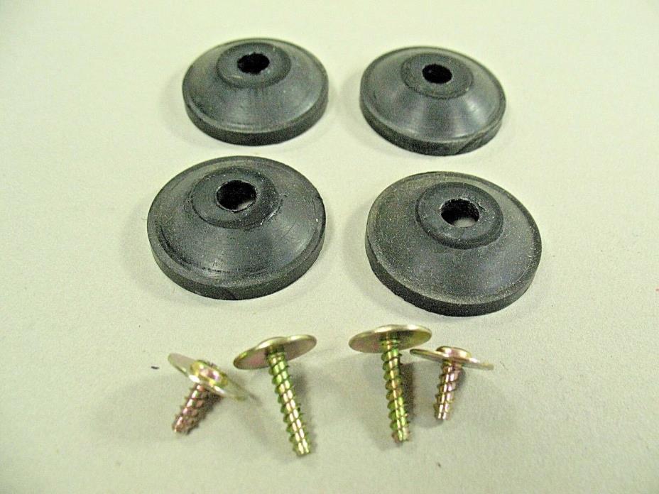 Aiwa PX-E75 PXE75 Turntable ~ REPAIR PART ~ Rubber Feet Set (4)