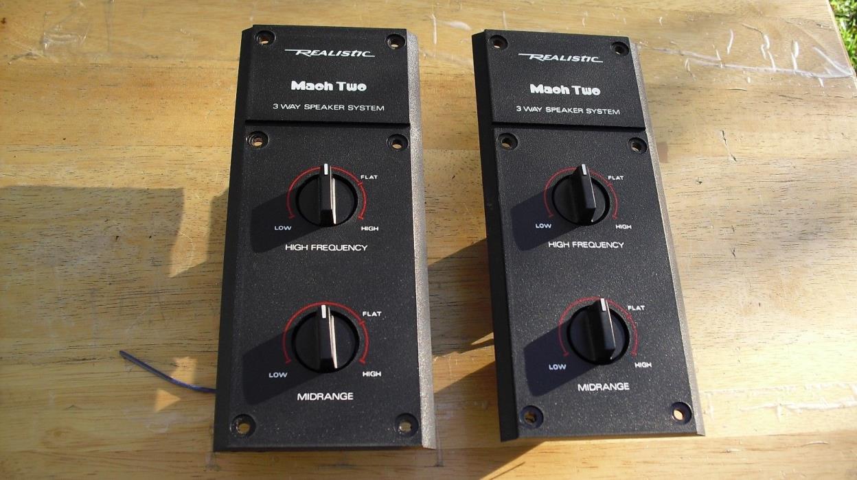 Realistic / Optimus Mach Two, Attenuator Controls /  A Pair Excellent!
